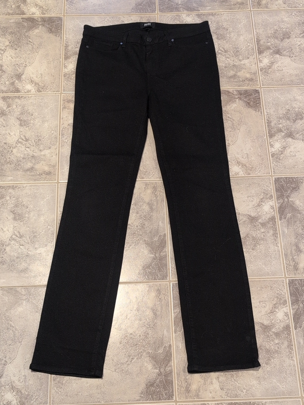 Paige Hoxton Straight High Rise Jeans